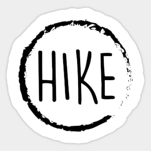 Hiking for your next climb Sticker